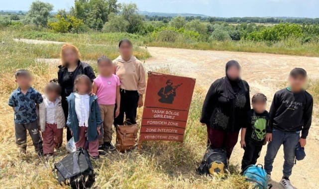 32 düzensiz göçmen yakalandı