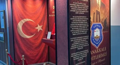 Çanakkale'nin şanlı Al Bayrağı Edirne'de