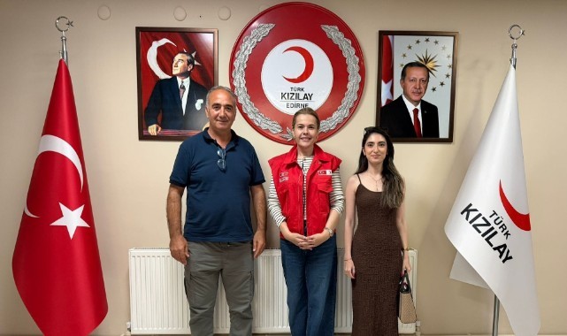 Edirne Yarı Maratonu öncesi Kızılay ile ortak projeler görüşüldü