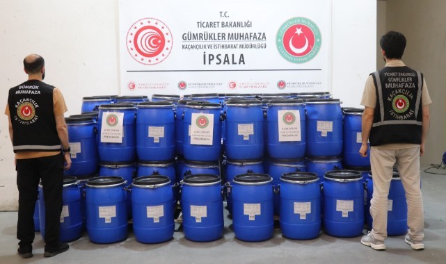 İpsala'da dev uyuşturucu operasyonu