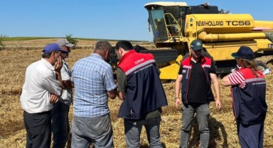 İpsala’da hasat öncesi biçerdöverlere sıkı denetim