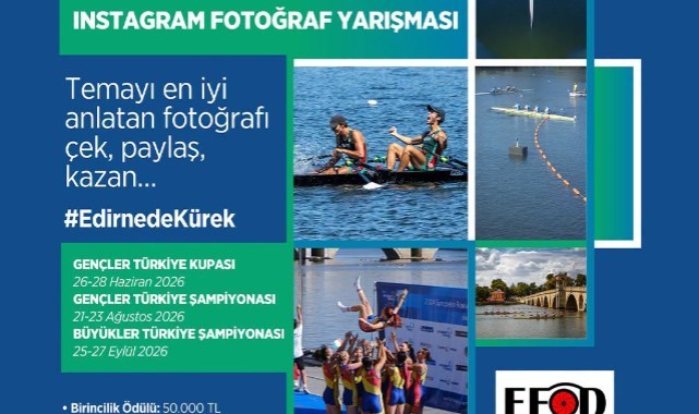 TED Edirne Koleji ve EFOD “Kürek Sporunun Başkenti Edirne” temasıyla yarışma düzenliyor