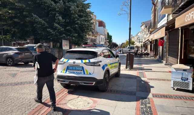 Trafik ekipleri Saraçlar'da denetim yaptı