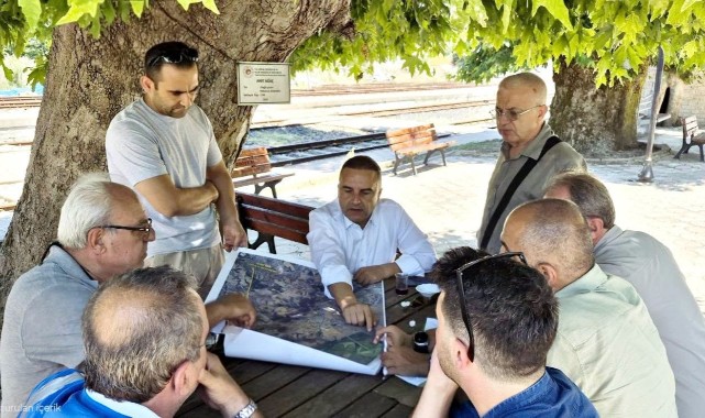 Uzunköprü OSB’nin demiryolu bağlantısı için sahada inceleme yapıldı