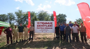 15 Temmuz Şehitleri Hatıra Ormanı'nda bakım yapıldı