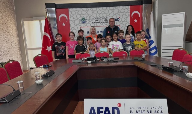 AFAD Edirne'de Afet Bilinci İçin Sahada