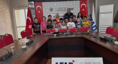 AFAD Edirne'de Afet Bilinci İçin Sahada