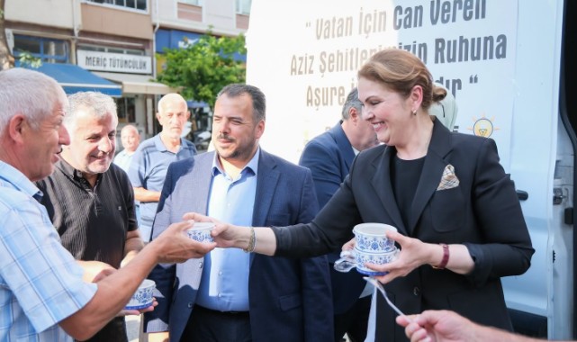 AK Parti heyeti Kıyık’ta aşure ikramı yaptı