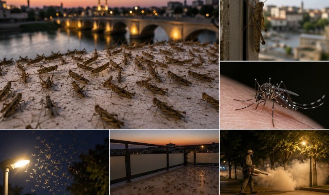 Akşam olunca camlar kapanıyor! Edirne'de haşere alarmı
