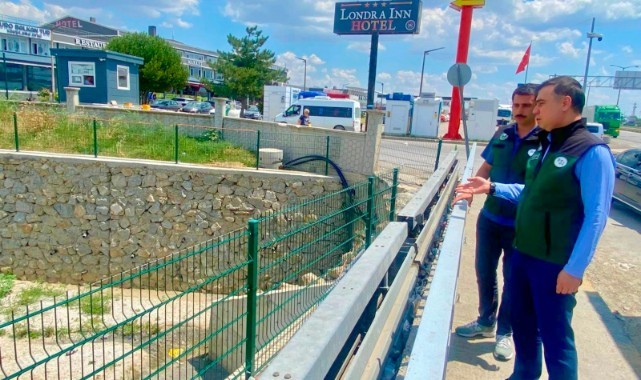 Avrupa’nın kapısı Kapıkule’de taşkın önlemleri tamamlanıyor