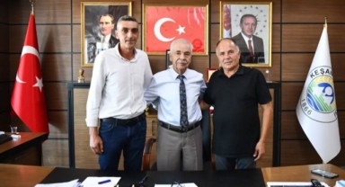 Belediye Başkanı Özcan'a ziyaret