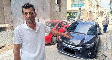 Belediyenin İhmali Aracı Yuttu!