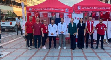 Edirneliler 15 Temmuz’da umut olmak için kan verdi