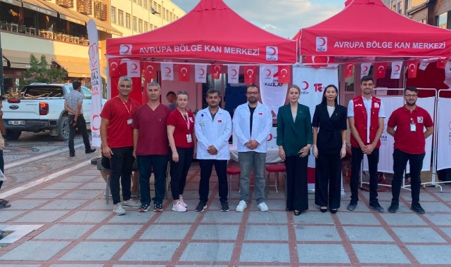 Edirneliler 15 Temmuz’da umut olmak için kan verdi