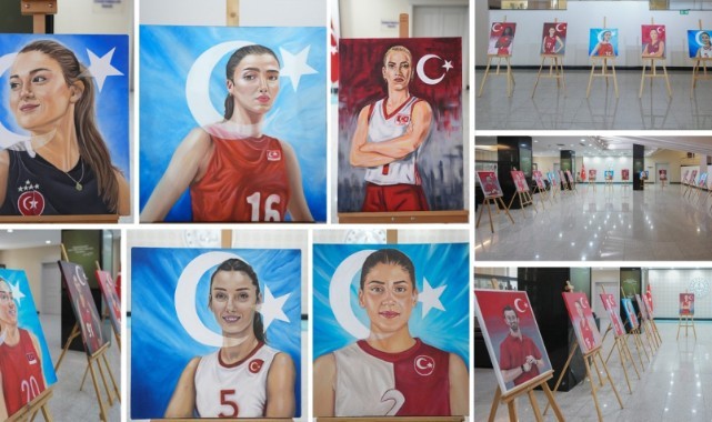 Filenin Sultanları’nın şampiyonluğu tuvallere taşındı