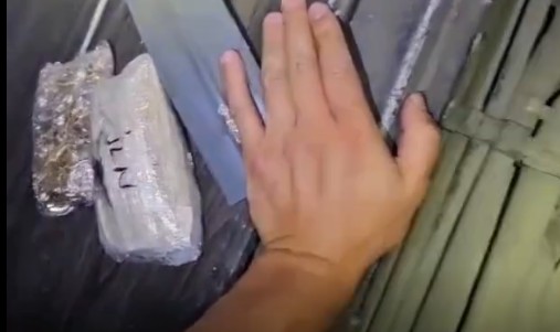 Gizli bölmedeki altınlar sınırı geçemedi