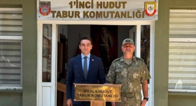 Güzel, İpsala 1. Hudut Tabur Komutanlığını ziyaret etti