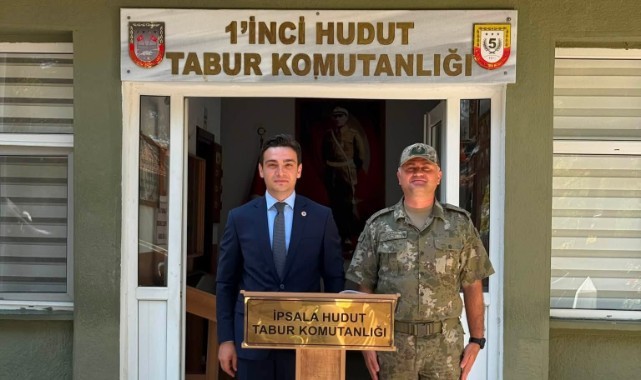 Güzel, İpsala 1. Hudut Tabur Komutanlığını ziyaret etti