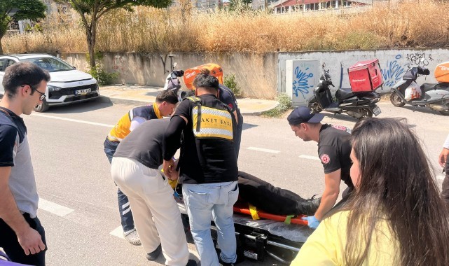 İki motosikletin çarpıştığı kazada bir sürücü yaralandı