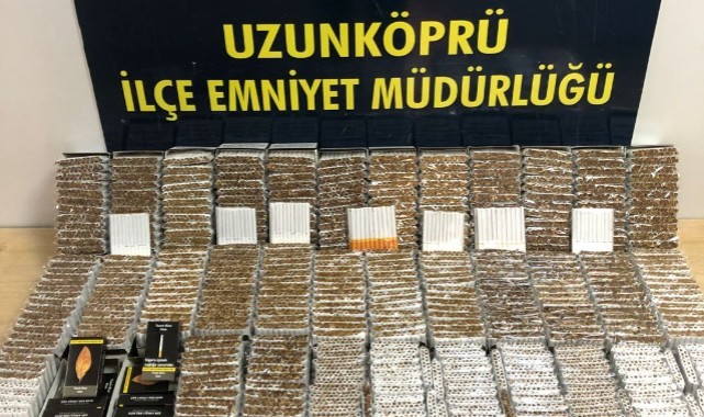 Kaçak sigara satışına polis baskını