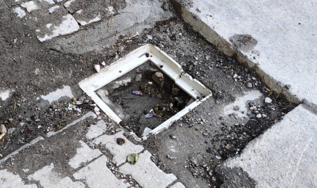 Maarif Caddesi’nde açık mazgal endişesi