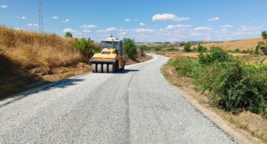 Uzunköprü'de yol yatırımları sürüyor