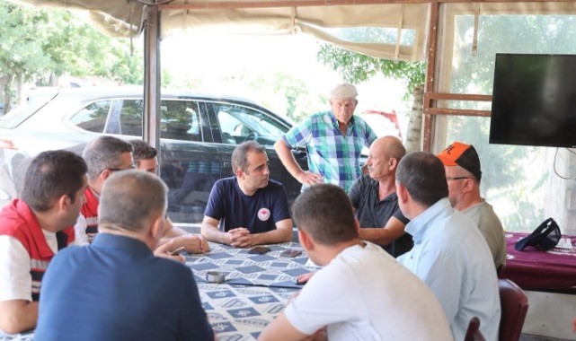 Yangının etkileri sahada değerlendiriliyor