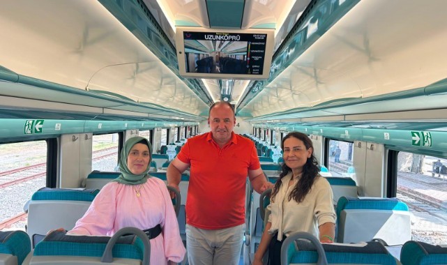 Yerli Trenle Konforlu Yolculuk Başladı