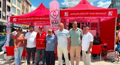 Ak Parti Uzunköprü Teşkilatı'ndan Kan Bağış Kampanyasına Destek