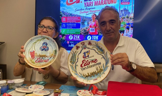 Edirne Maratonu'nda Sporculara El Yapımı Çini Madalya Verilecek