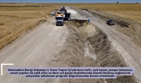 Hamzadere Sulamasıyla 81 Bin Dekar Arazi Suya Kavuşacak