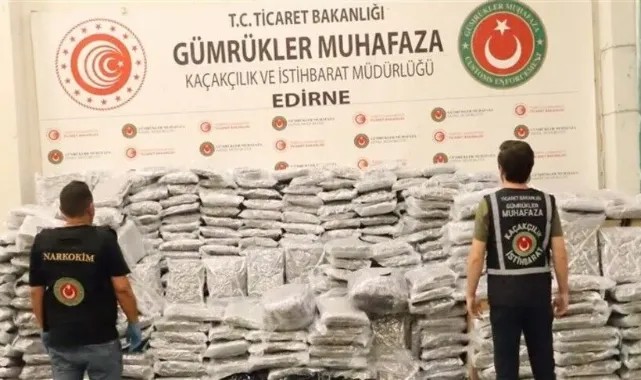 Kapıkule’de 810 Kilo Esrar Ele Geçirildi