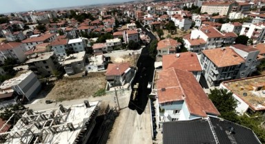 Keşan'da 1500 ton sıcak asfalt serimi yapılacak