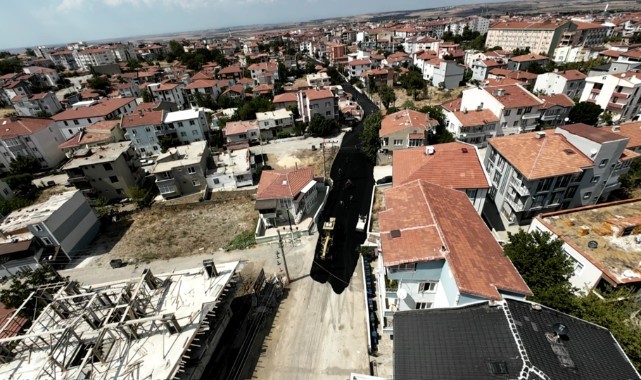 Keşan'da 1500 ton sıcak asfalt serimi yapılacak