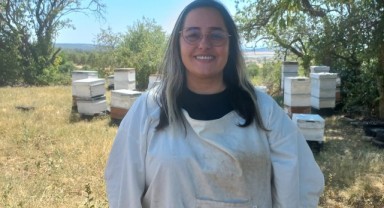 Keşanlı Elif Sambur, 40 kovanla başladığı üretimini 100 kovana çıkardı