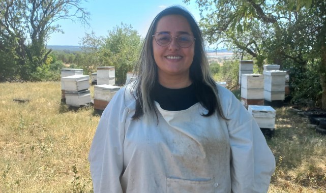 Keşanlı Elif Sambur, 40 kovanla başladığı üretimini 100 kovana çıkardı