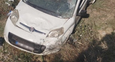 Kontrolden Çıkan Hafif Ticari Araç Devrildi: 1 Ölü, 1 Yaralı