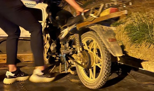  Tescilsiz Motosiklet Kullanan Ehliyetsiz Sürücüye Ağır Ceza
