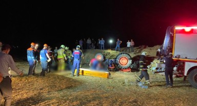 Traktör kazasında 2 kişi hayatını kaybetti