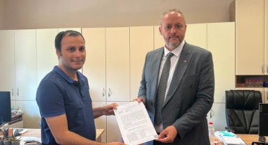 Yeni İl Başkanı Biçer Mazbatasını Aldı