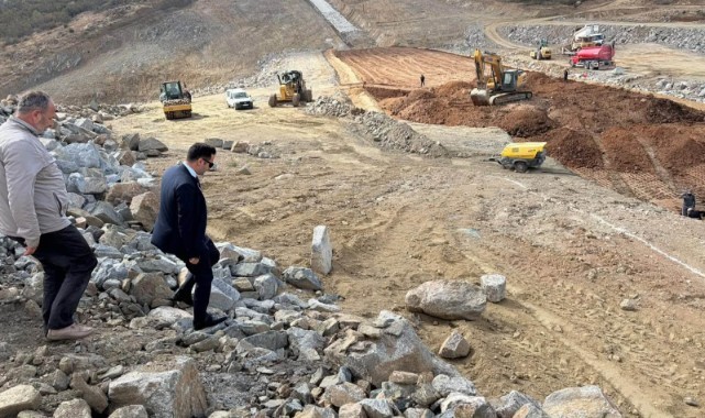 Çömlekköy Barajı’nda Çalışmalar Hız Kesmeden Sürüyor