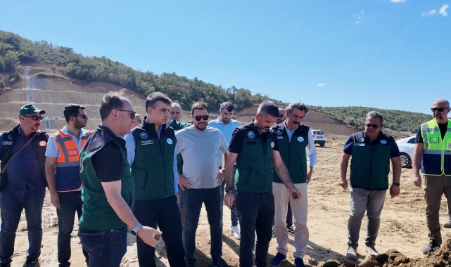 DSİ 11. Bölge Müdürü Yücegök'ten Baraj İnşaatlarında İnceleme