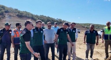 DSİ 11. Bölge Müdürü Yücegök'ten Baraj İnşaatlarında İnceleme