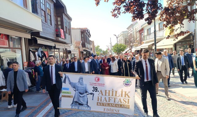 Edirne’de Ahilik Geleneği 39’uncu Kez Yaşatılıyor