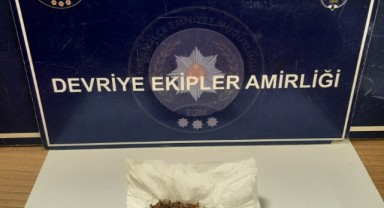 Gece denetiminde uyuşturucu yakalandı