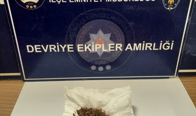 Gece denetiminde uyuşturucu yakalandı
