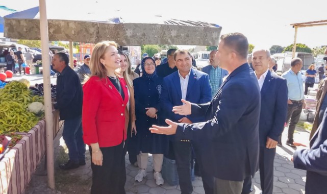 İba, Lalapaşa Pazarında Esnaf ve Vatandaşlarla Buluştu