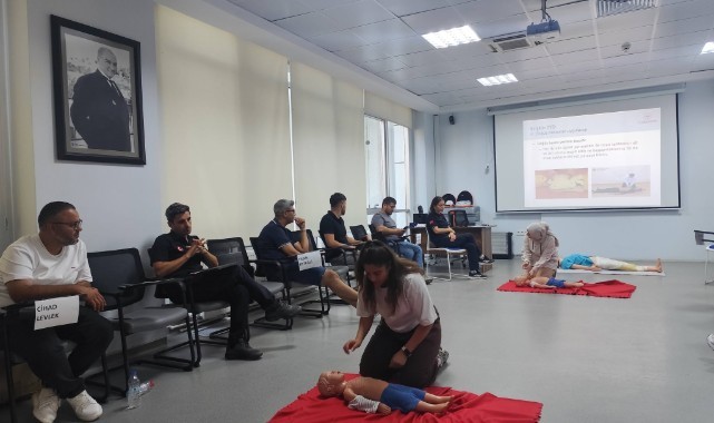 İYEMER’den İl Göç İdaresi Personeline Uygulamalı İlk Yardım Eğitimi