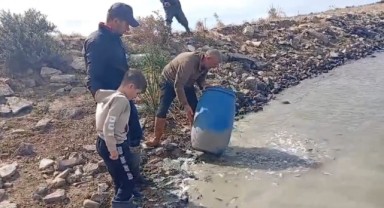 Küplü’de Balıkların Yaşam Mücadelesine Destek