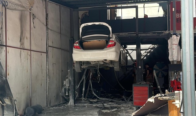 LPG Patladı İki Kişi Yaralandı